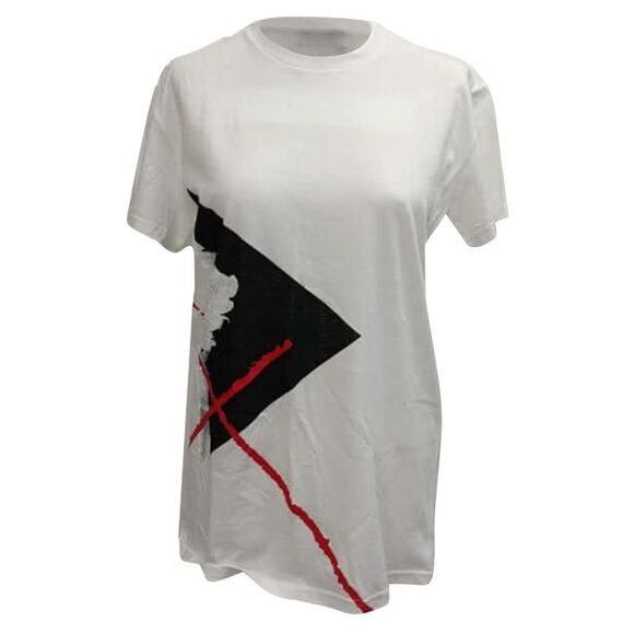Dior Graphic-Print T-Shirt in White Cotton
